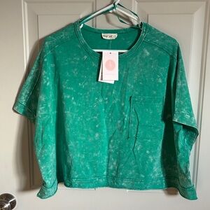 Green Tie-Dye T-Shirt